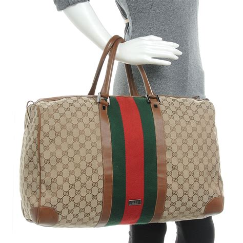 purple gucci duffle bag|gucci monogram large duffle.